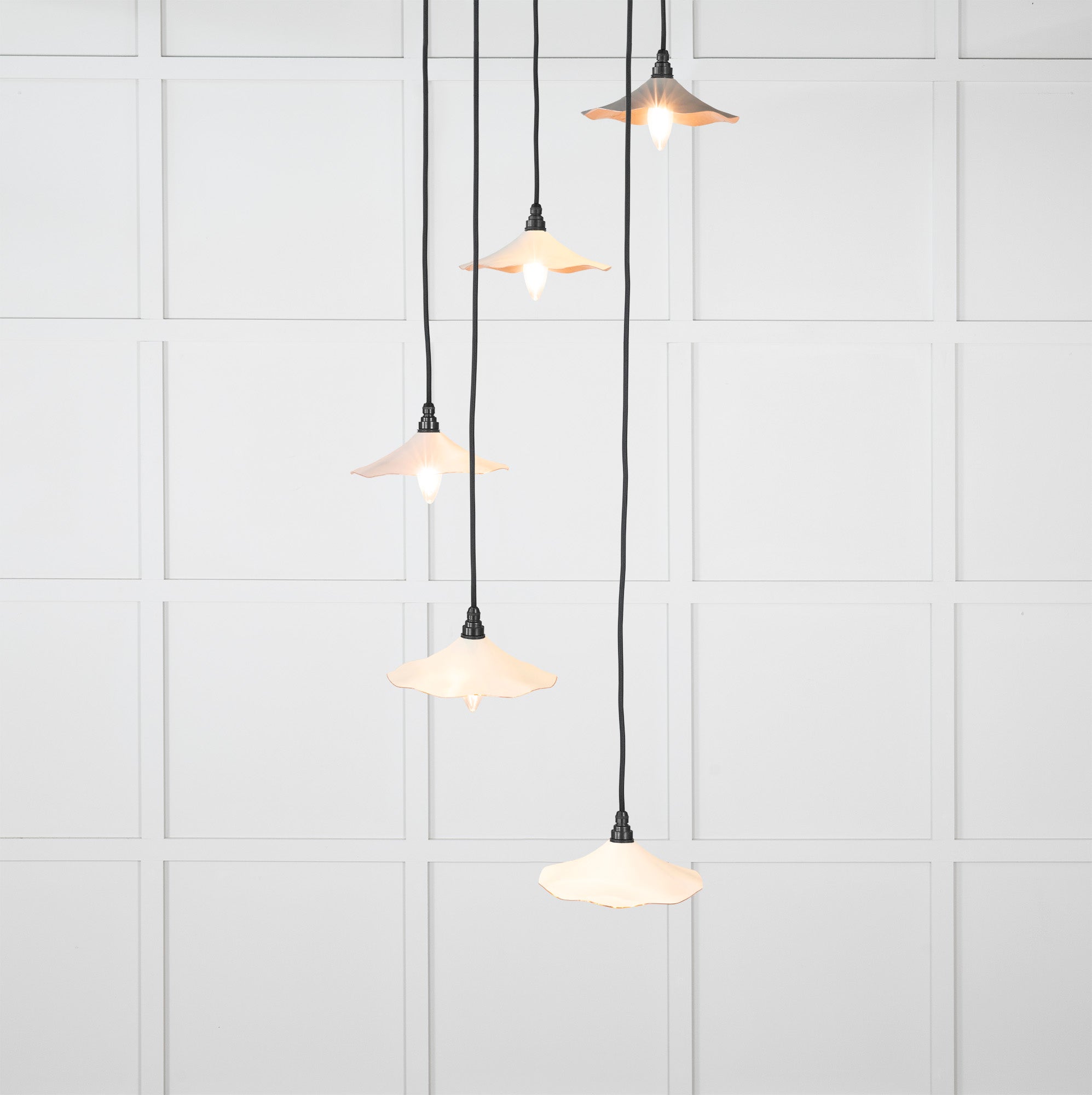 From The Anvil's Smooth Copper Smooth Copper Flora Cluster Pendant