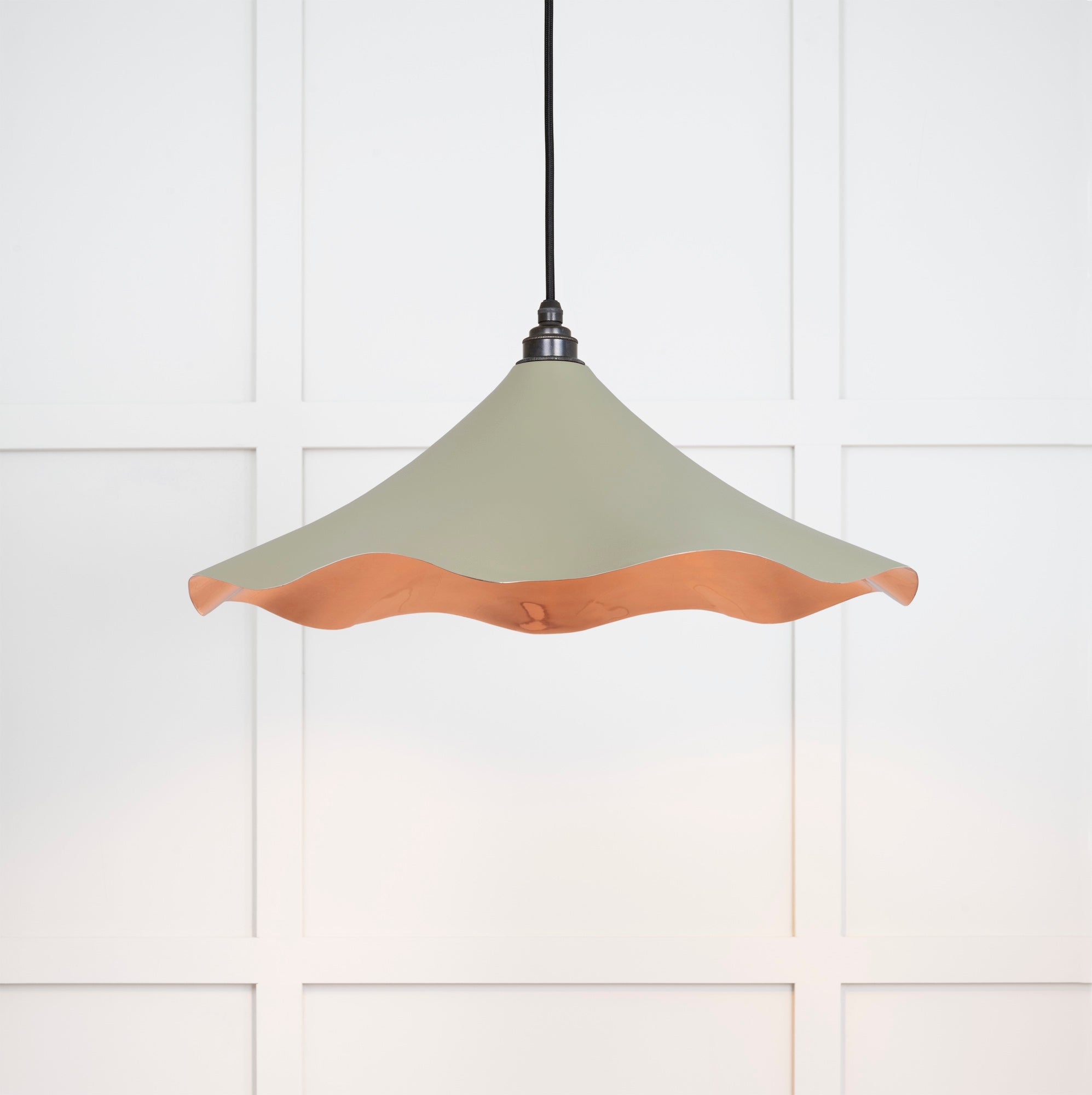 From The Anvil's Smooth Copper Smooth Copper Flora Pendant