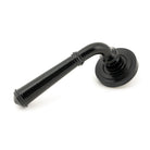 From The Anvil's Black Regency Lever on Rose Set (Unsprung)