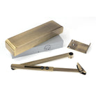 From The Anvil's Aged Brass Size 2-5 Door Closer