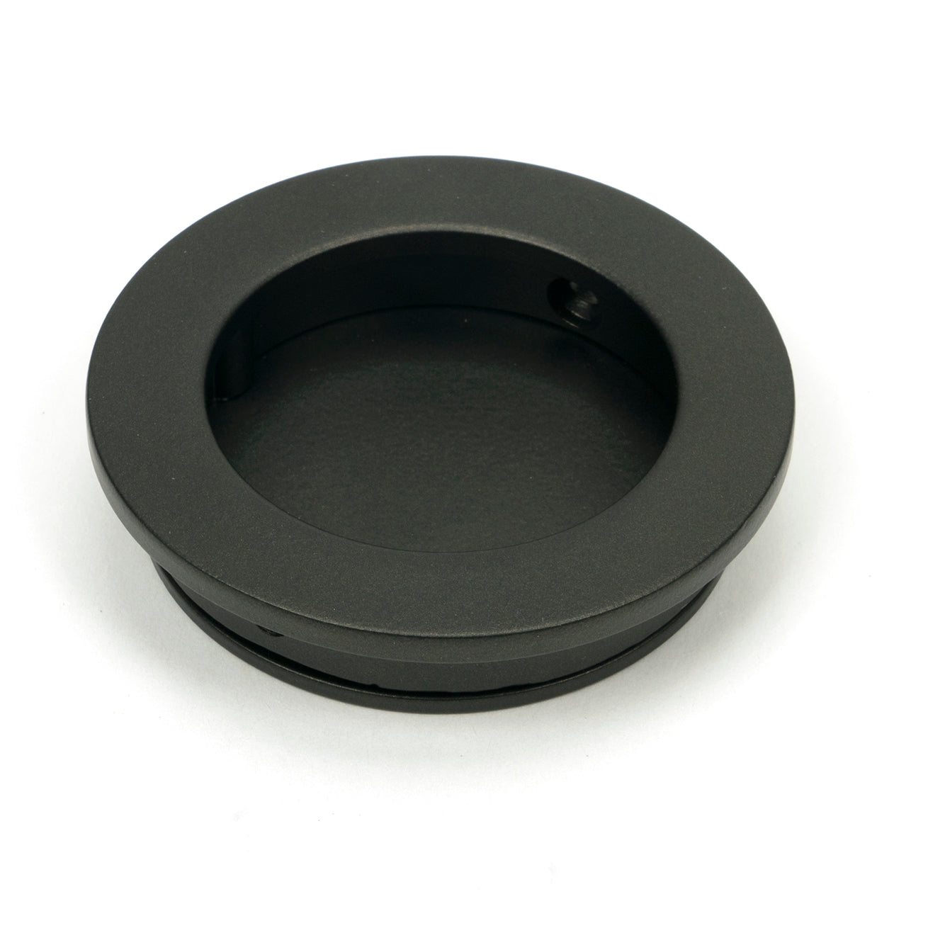 From The Anvil's Aged Bronze Plain Round Pull