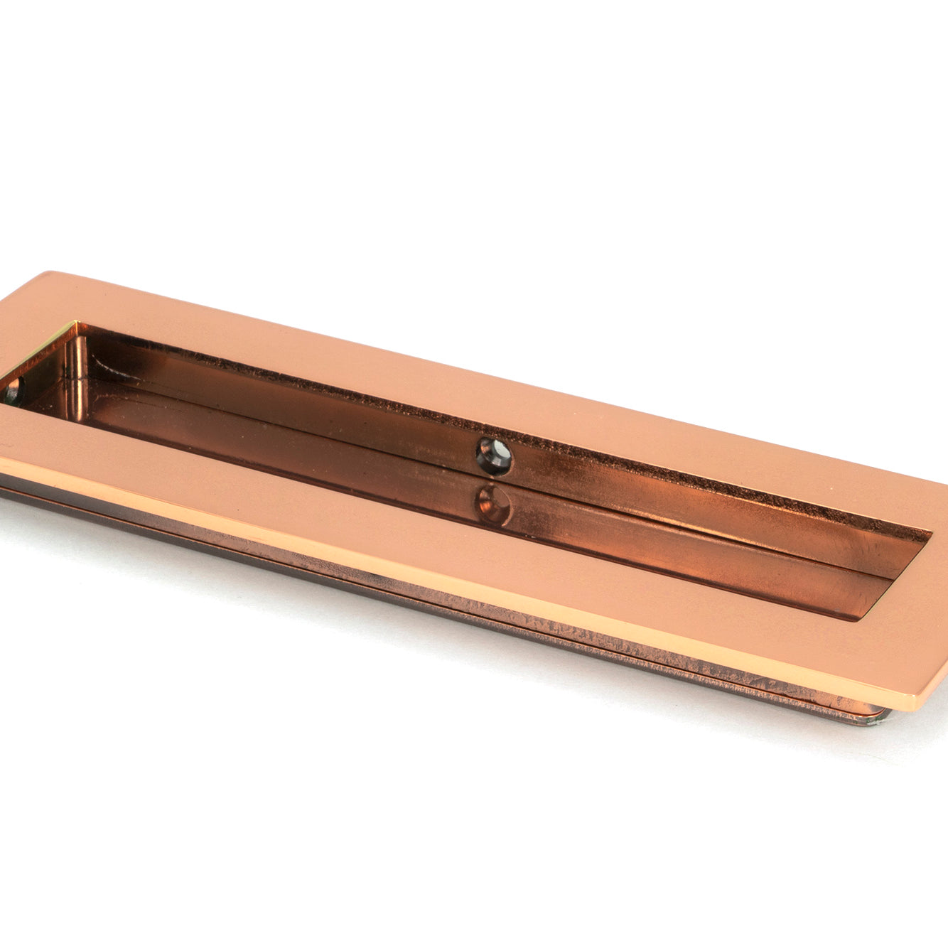 From The Anvil's Polished Bronze Plain Rectangular Pull