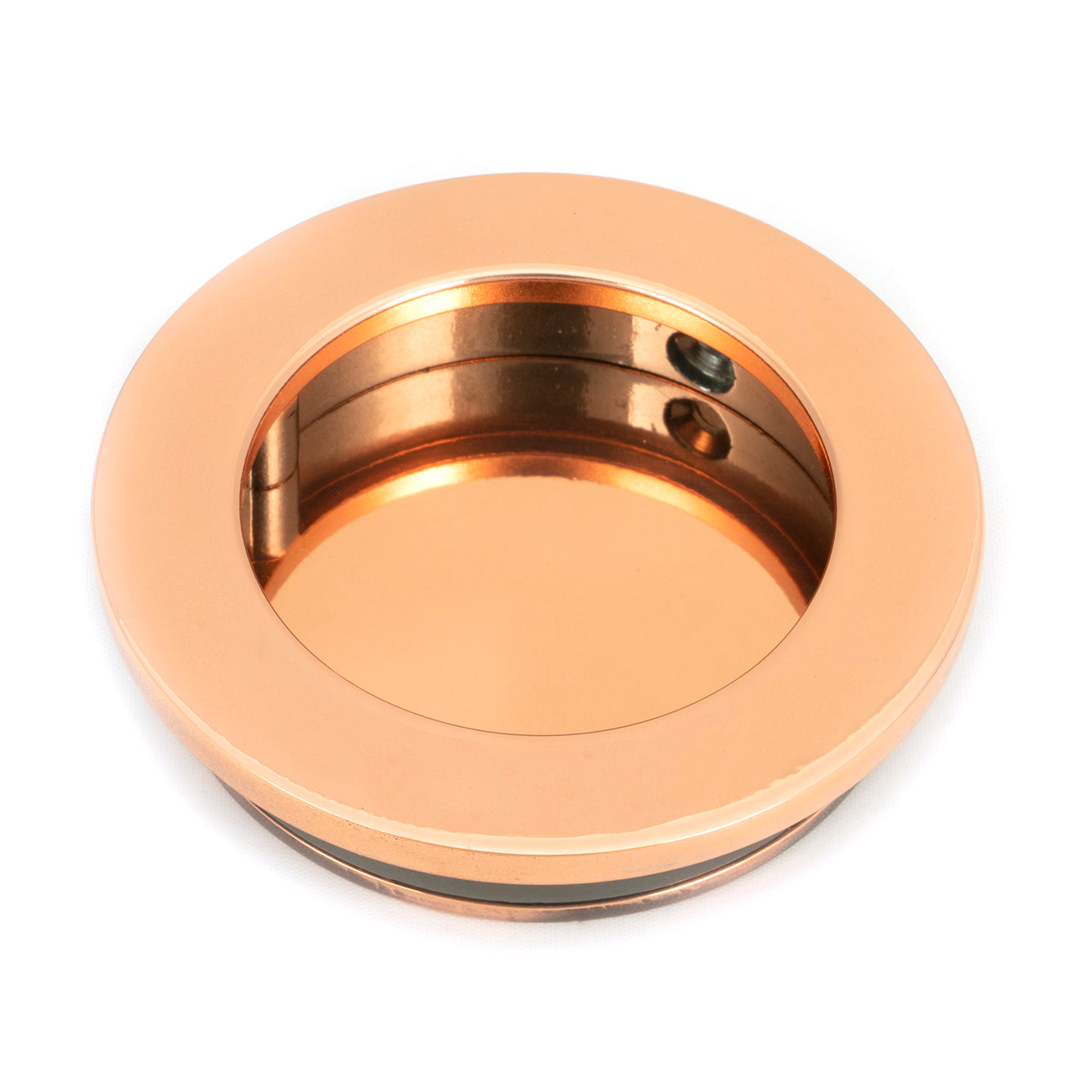 From The Anvil's Polished Bronze Plain Round Pull