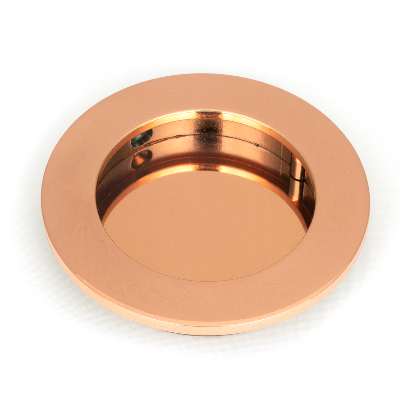 From The Anvil's Polished Bronze Plain Round Pull