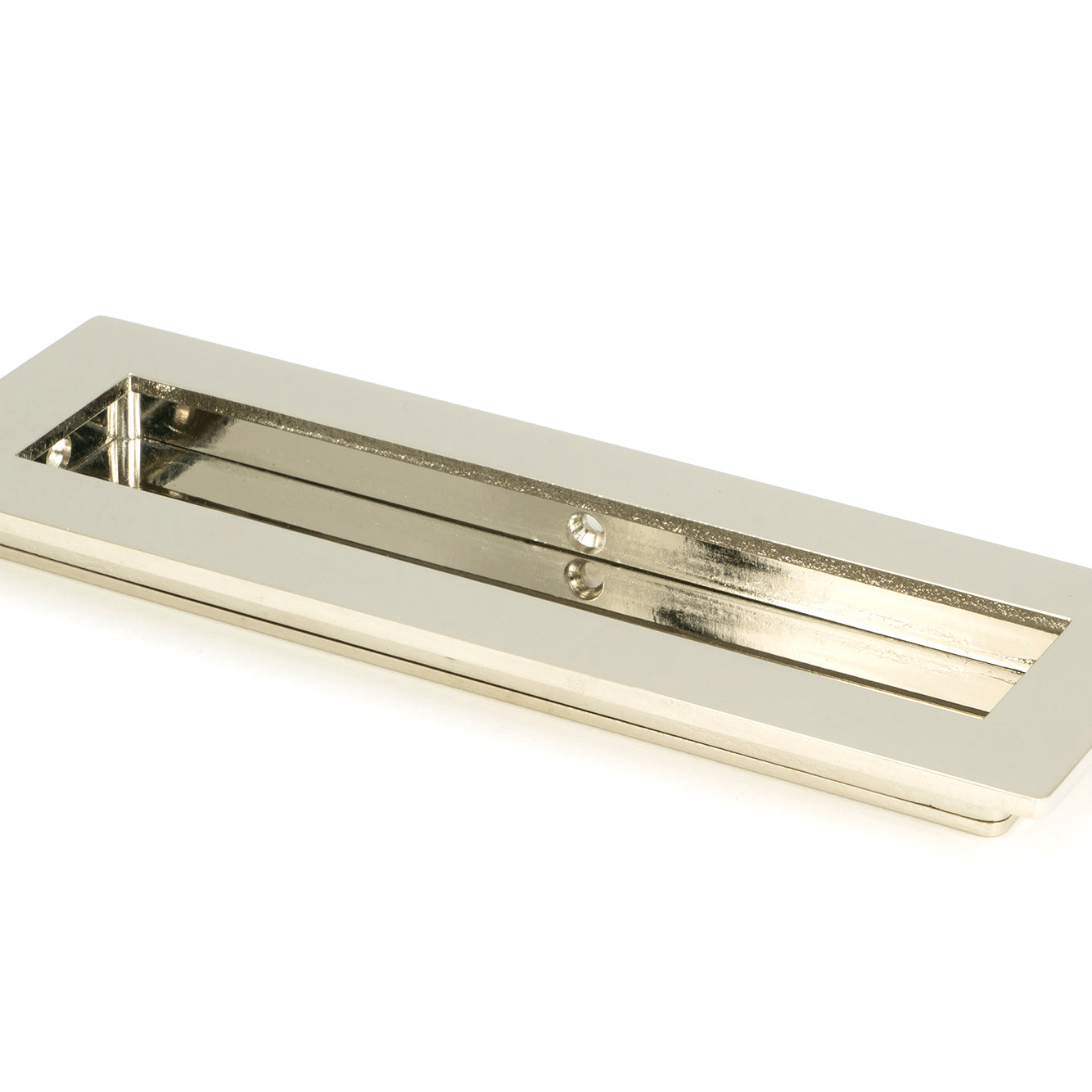 From The Anvil's Polished Nickel Plain Rectangular Pull