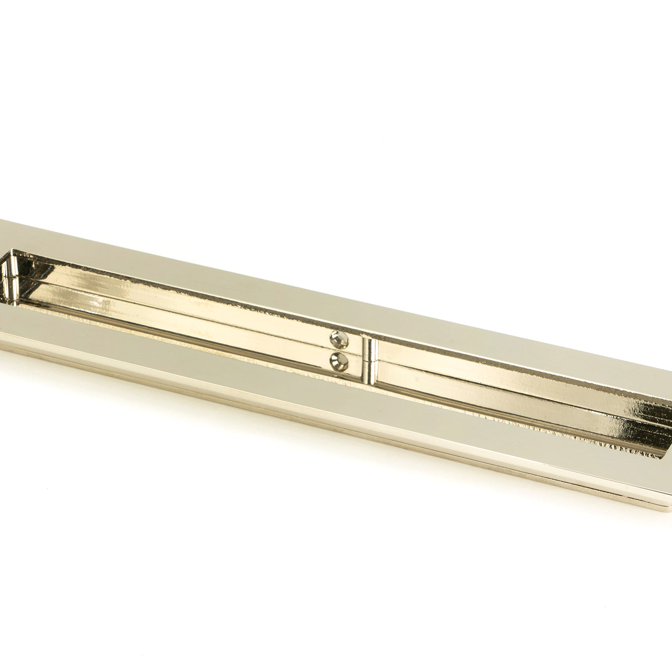 From The Anvil's Polished Nickel Plain Rectangular Pull