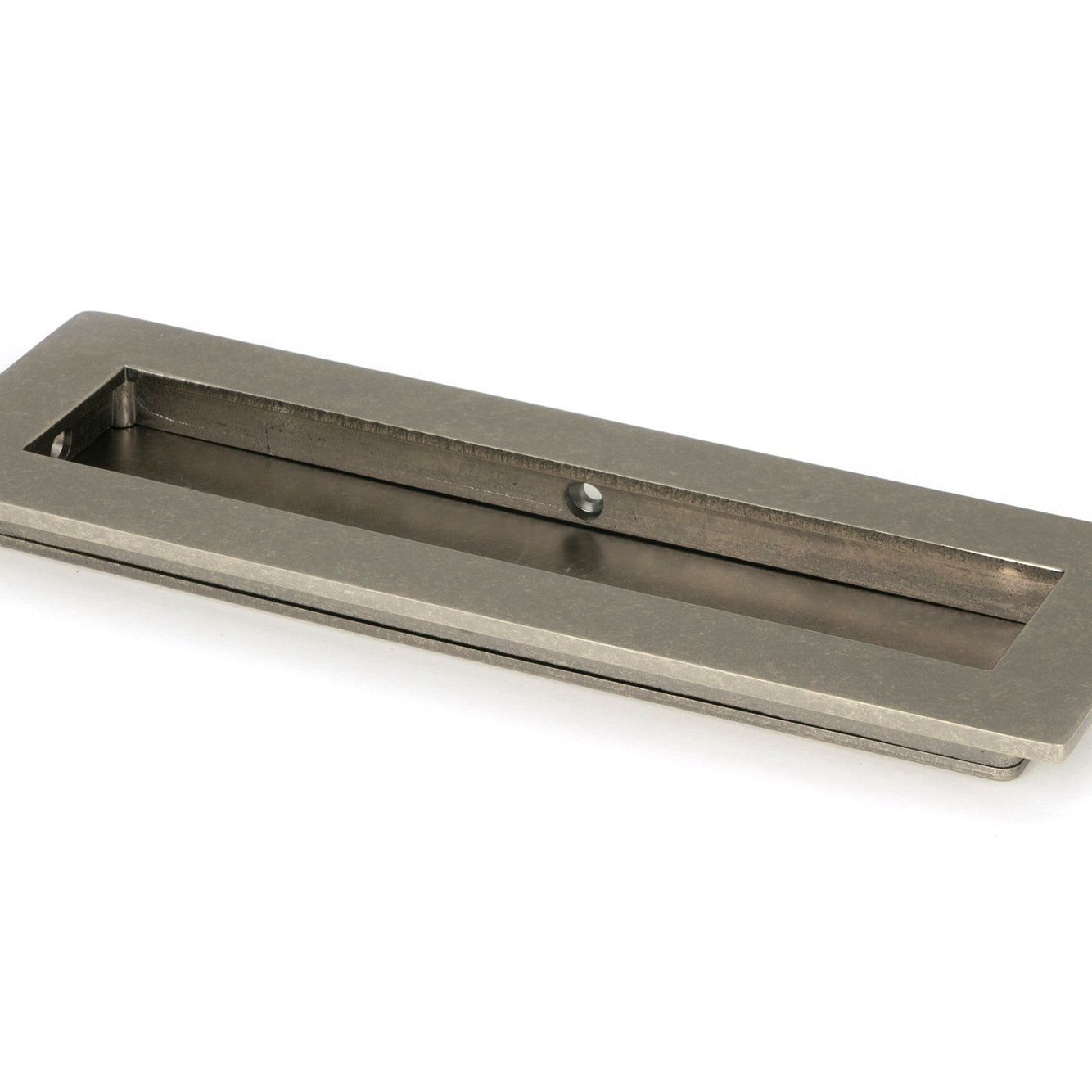 From The Anvil's Pewter Patina Plain Rectangular Pull