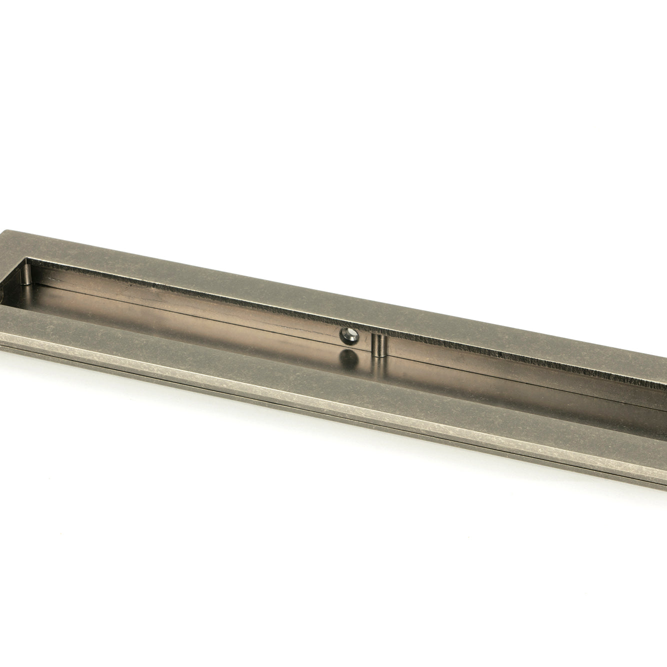 From The Anvil's Pewter Patina Plain Rectangular Pull