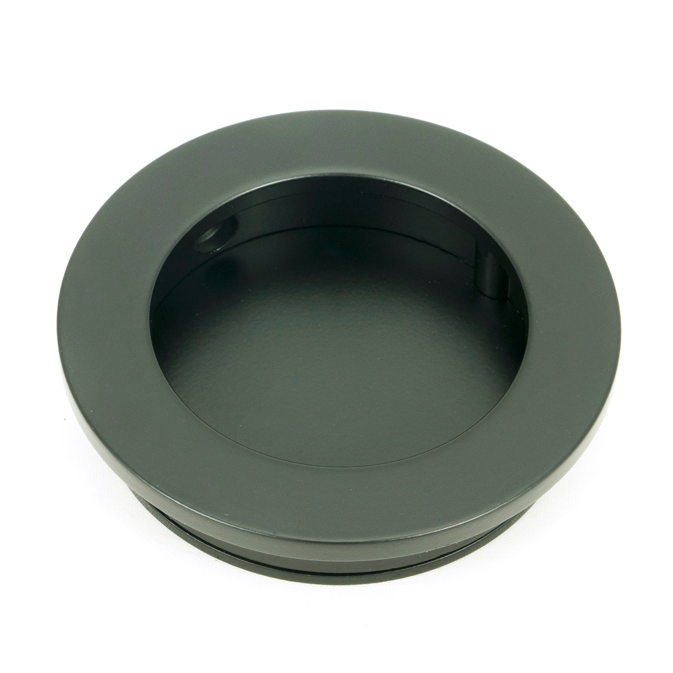 From The Anvil's Matt Black Plain Round Pull