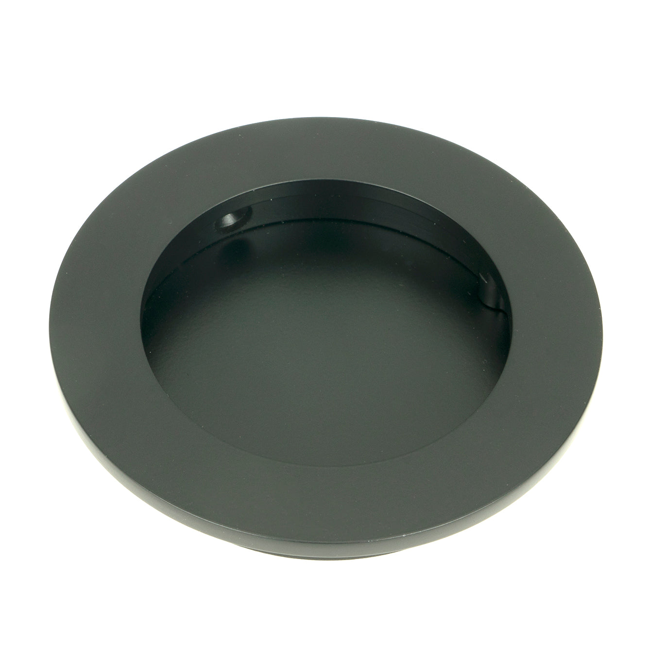 From The Anvil's Matt Black Plain Round Pull