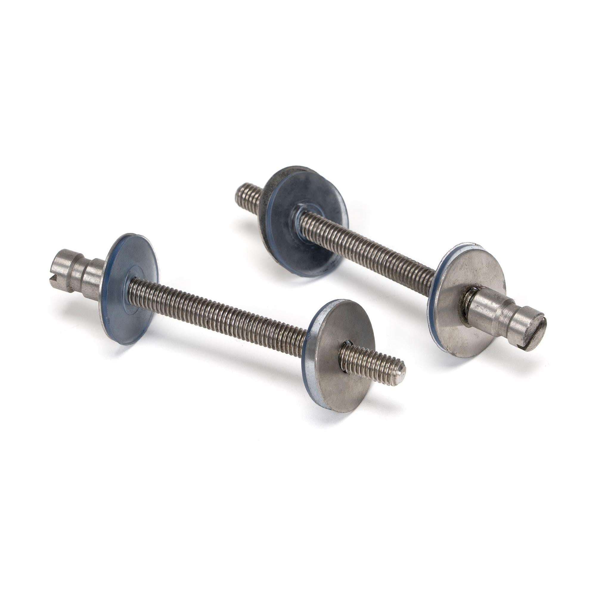 From The Anvil's Satin Stainless Steel (304) 100mm Back to Back Fixings for T Bar (2)