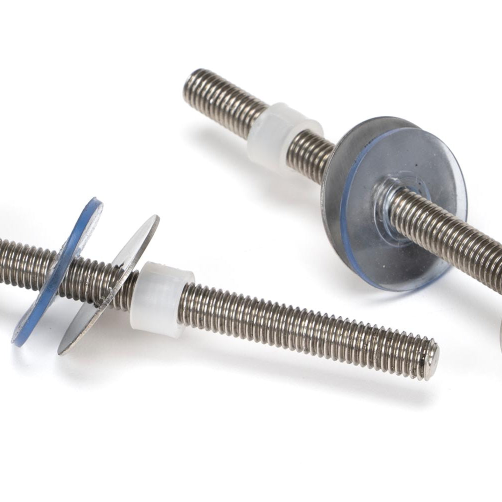 From The Anvil's Satin Stainless Steel (304) 100mm Bolt Fixings for T Bar (2)