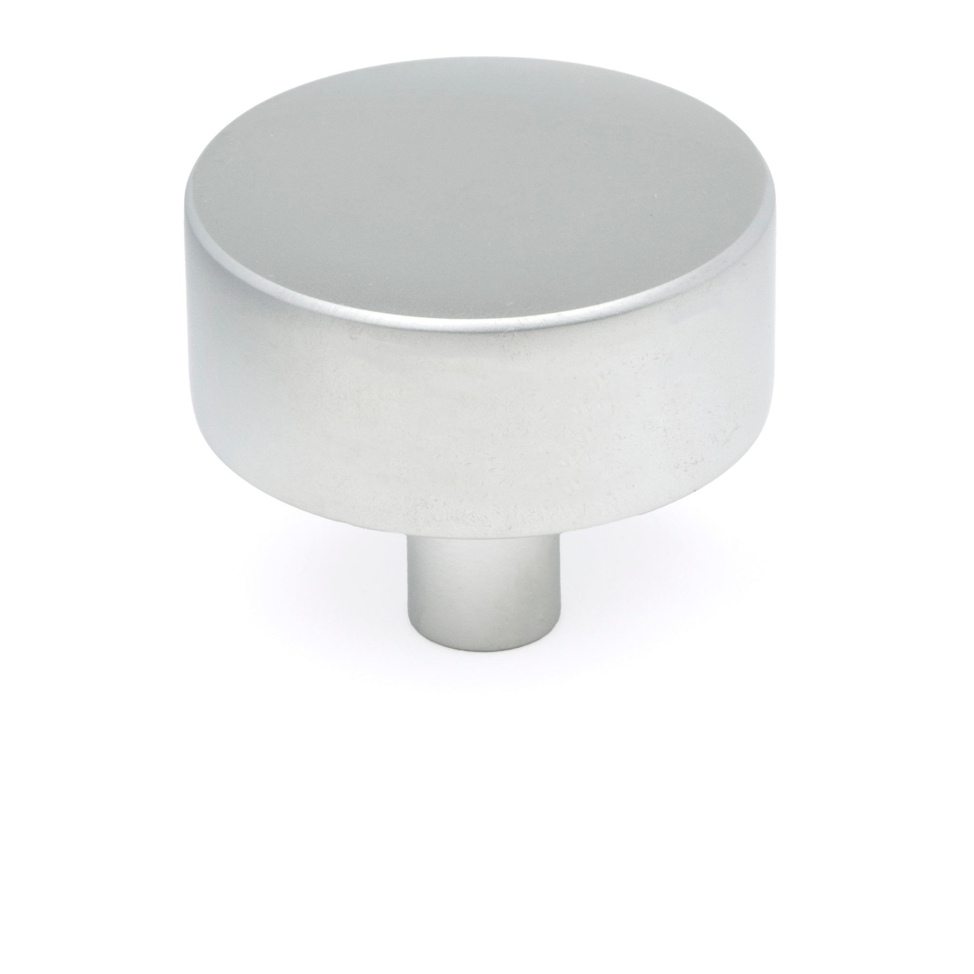 From The Anvil's Satin Chrome 38mm Kelso Cabinet Knob