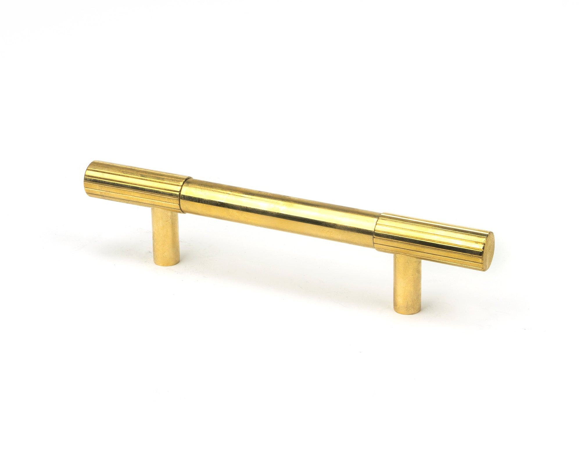 From The Anvil's Polished Brass Judd Pull Handle