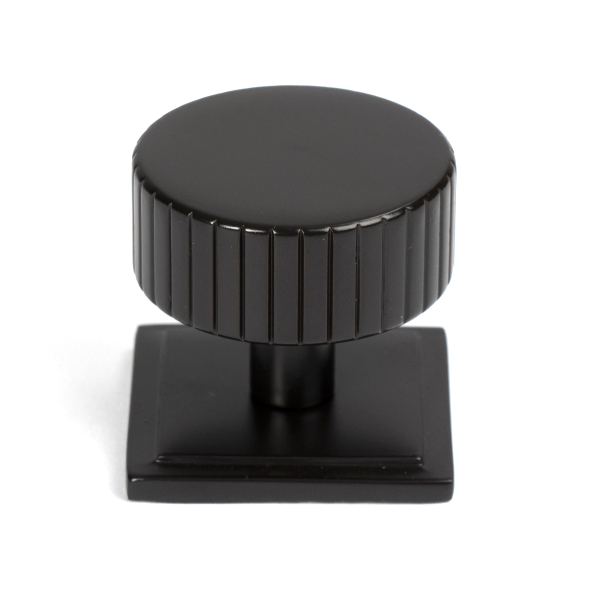 From The Anvil's Aged Bronze 38mm Judd Cabinet Knob