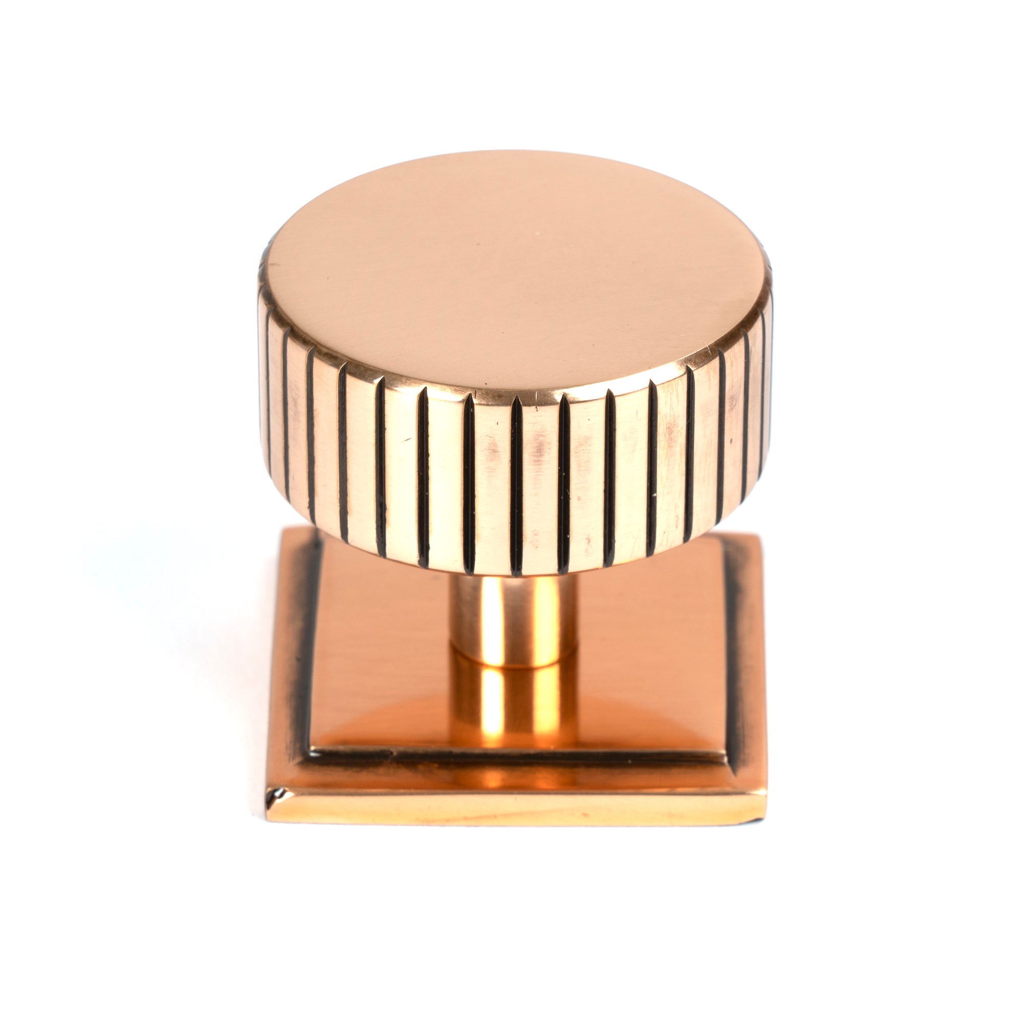 From The Anvil's Polished Bronze 38mm Judd Cabinet Knob