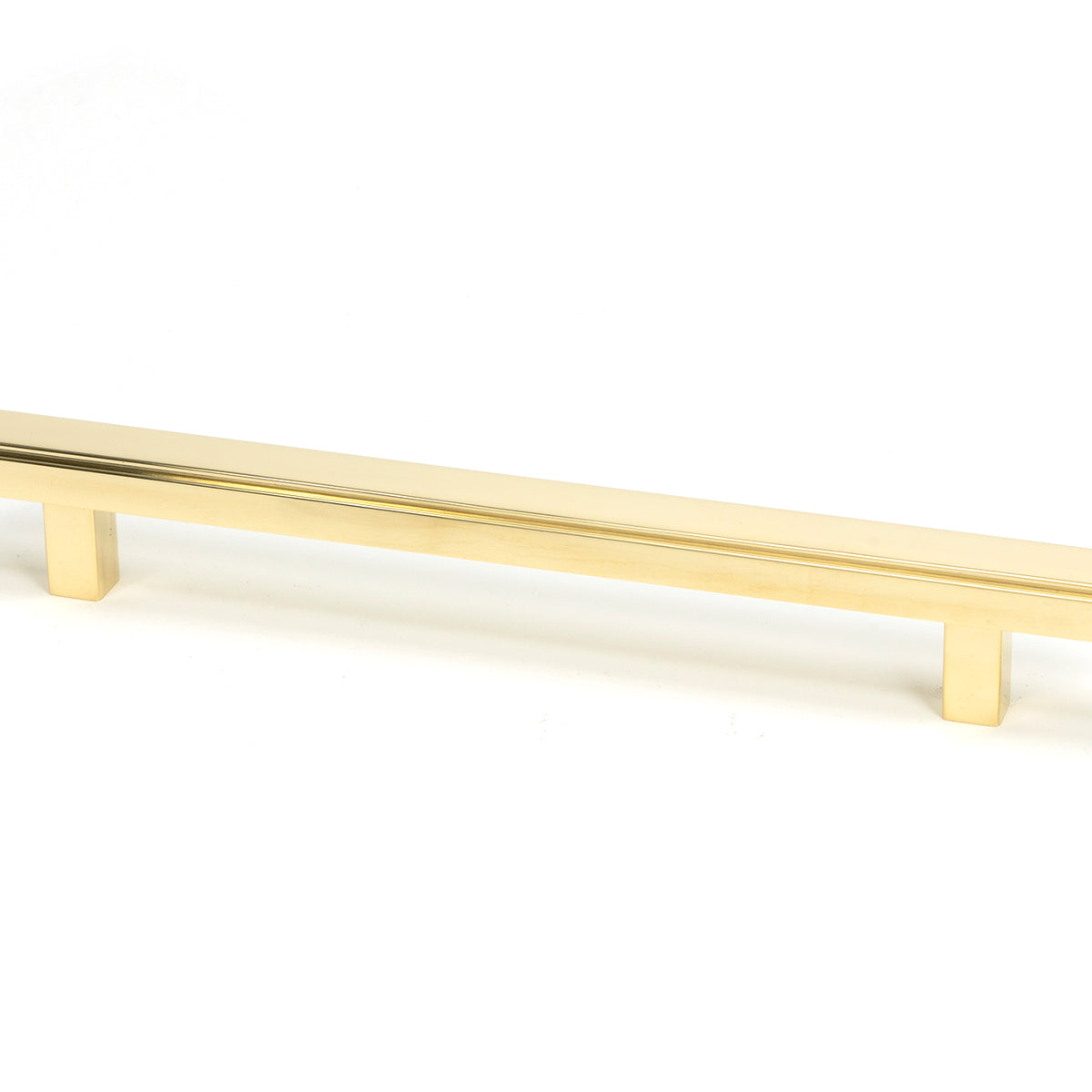 From The Anvil's Polished Brass Scully Pull Handle