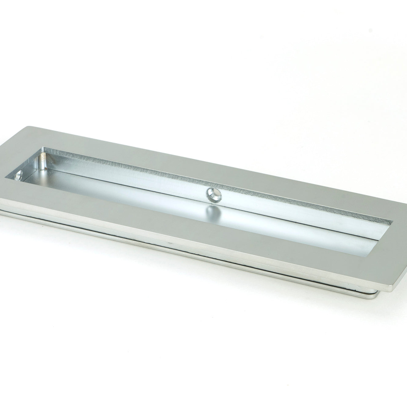 From The Anvil's Satin Chrome Plain Rectangular Pull