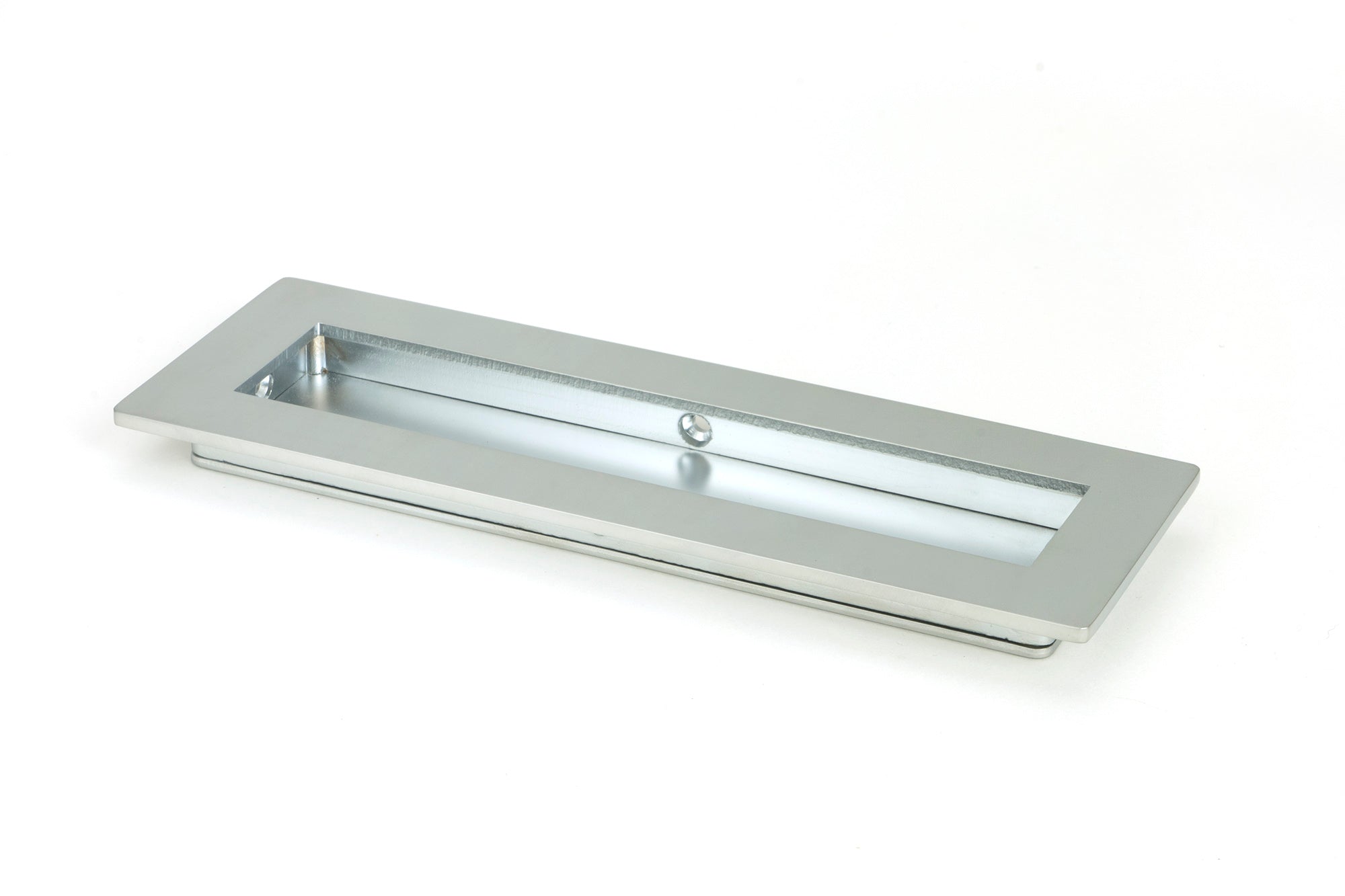 From The Anvil's Satin Chrome Plain Rectangular Pull