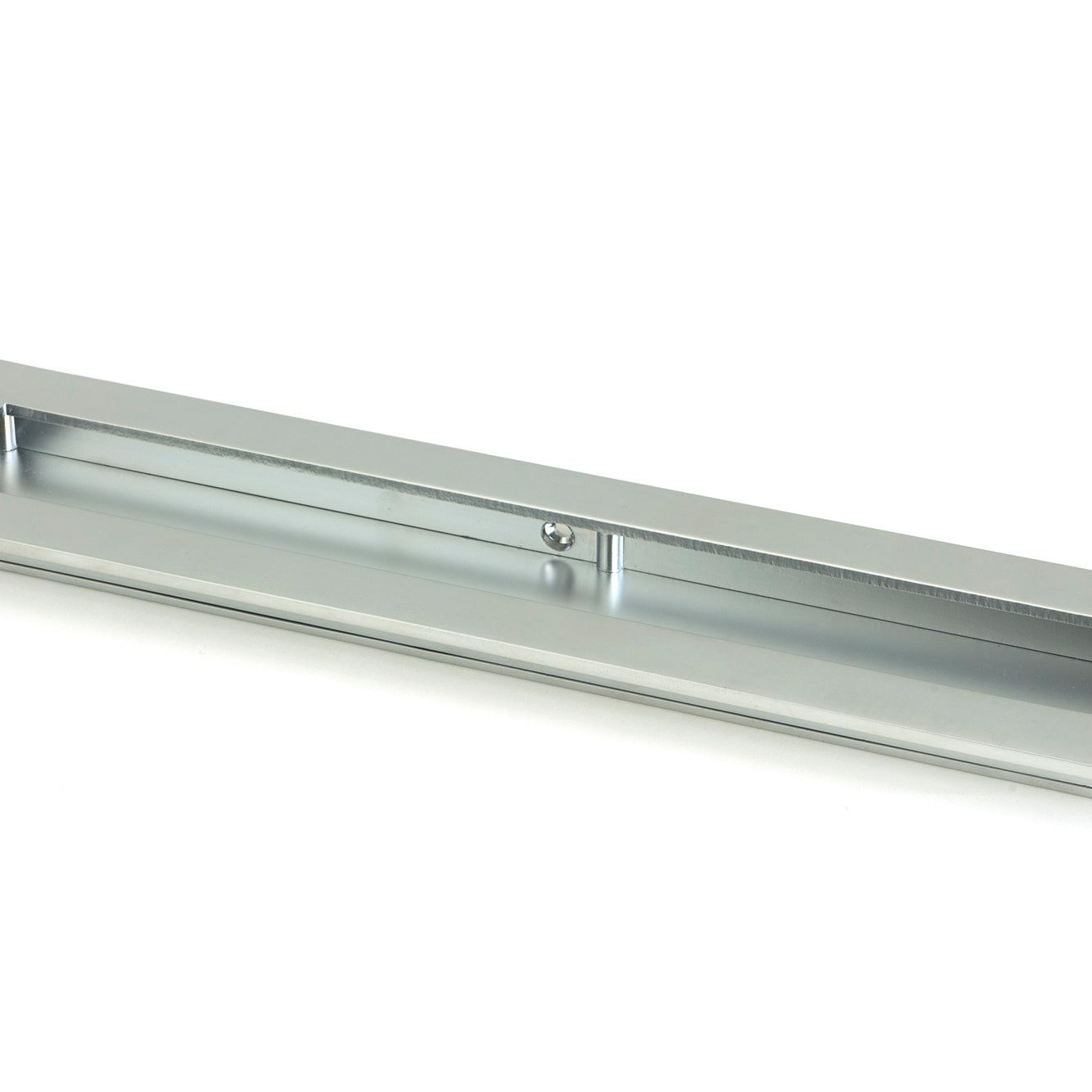 From The Anvil's Satin Chrome Plain Rectangular Pull