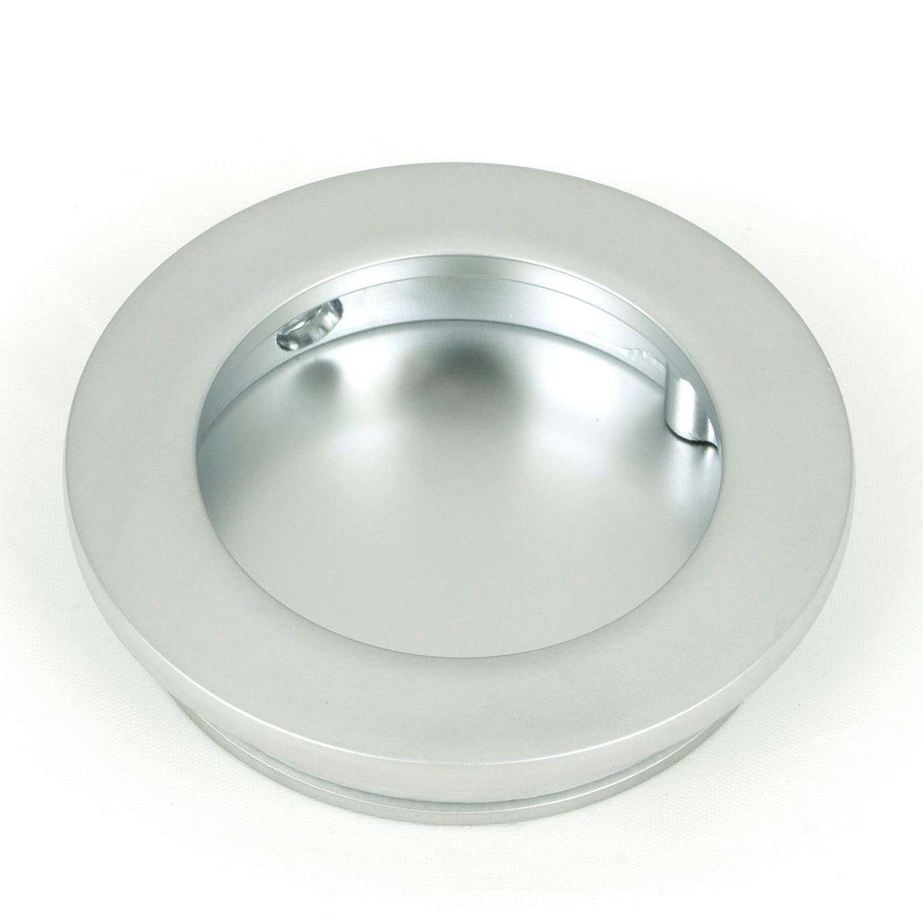 From The Anvil's Satin Chrome Plain Round Pull
