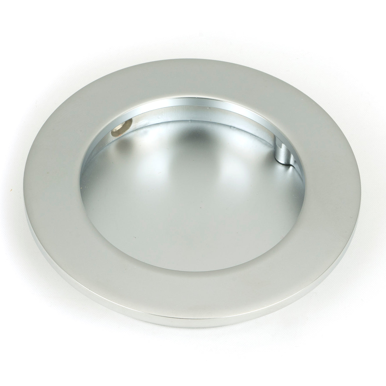From The Anvil's Satin Chrome Plain Round Pull