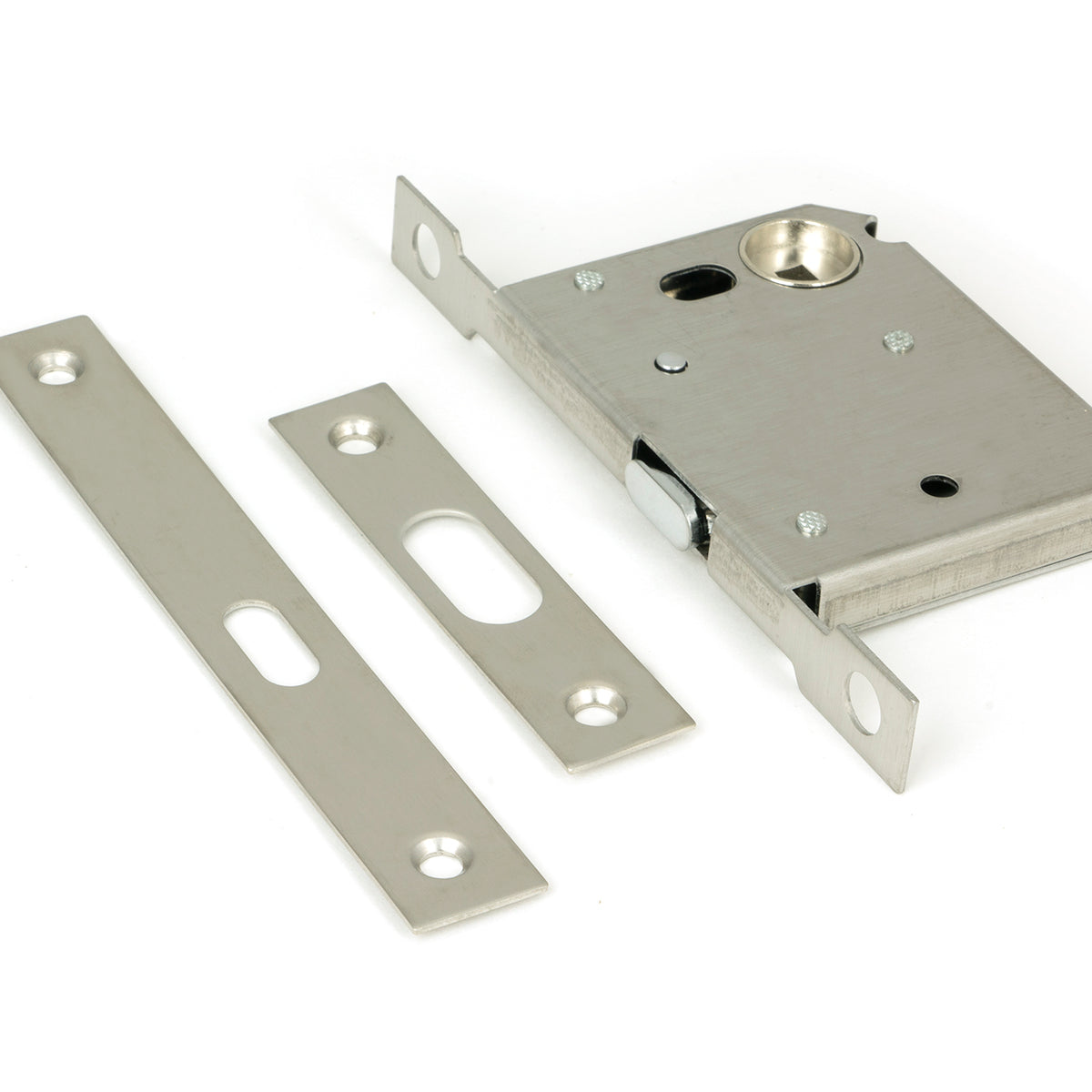 From The Anvil's Satin Stainless Steel Sliding Door Lock