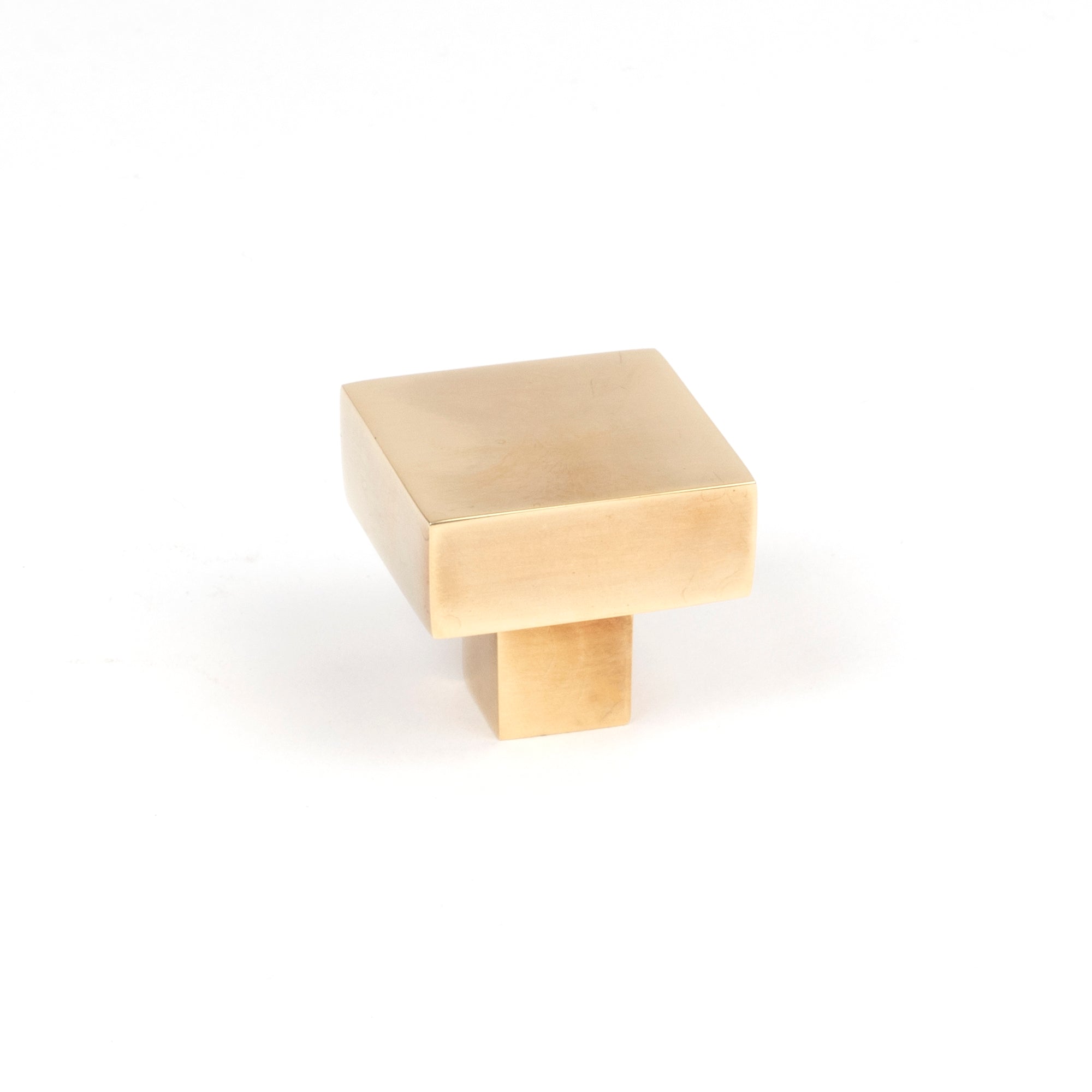 From The Anvil's Aged Brass Albers Cabinet Knob