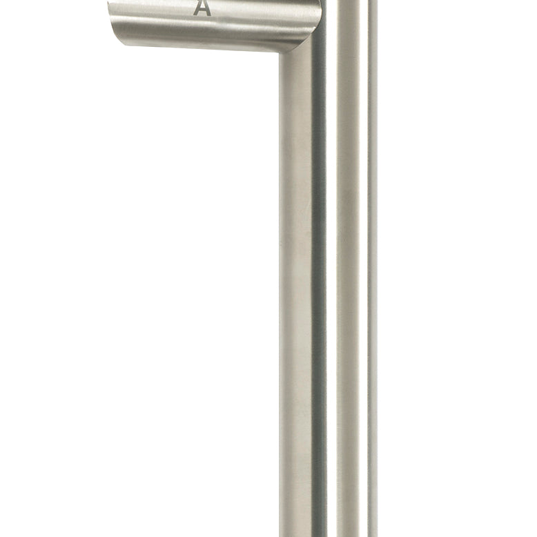 From The Anvil's Satin Marine SS (316) Offset T Bar Handle Bolt Fix 32mm dia