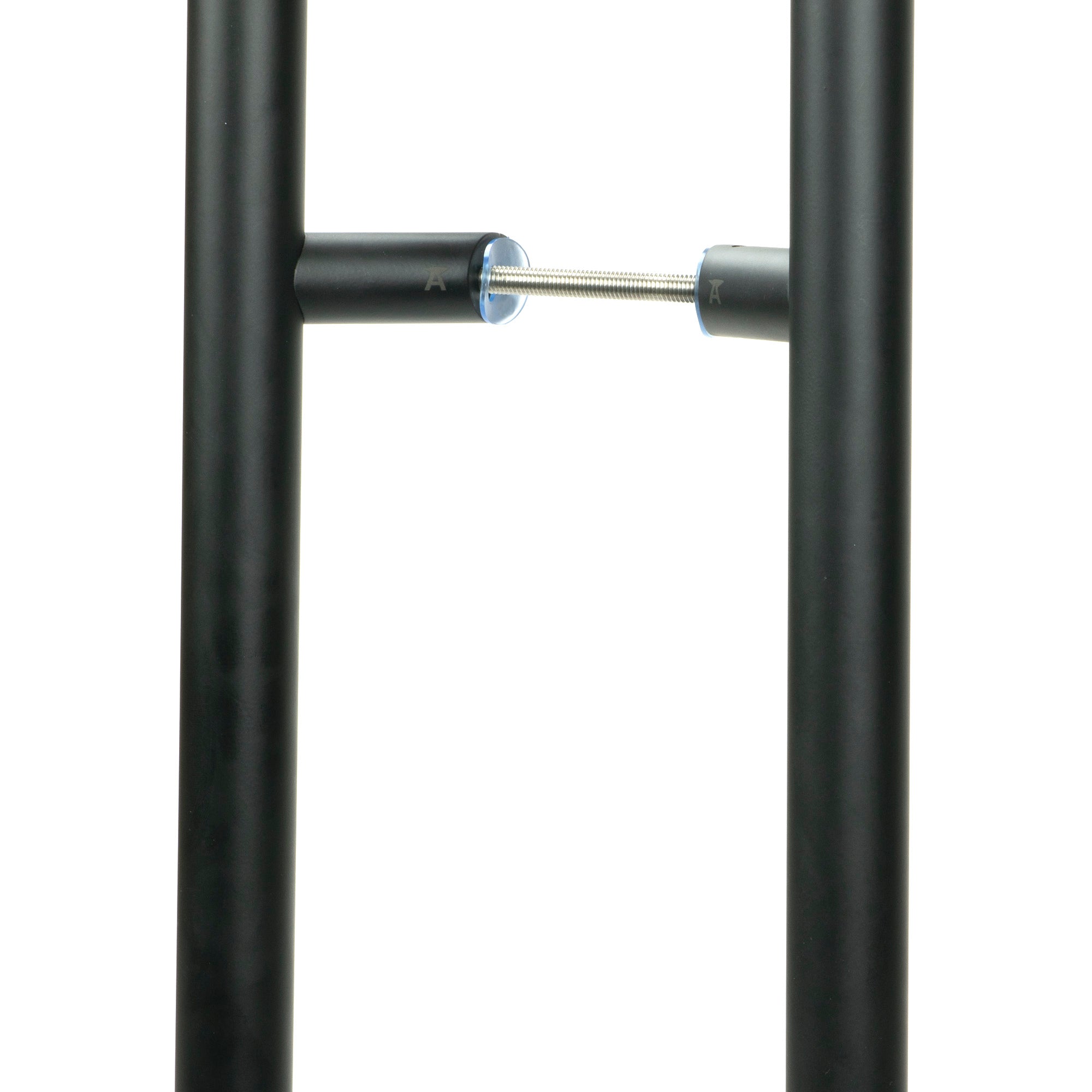 From The Anvil's Matt Black Offset T Bar Handle B2B 32mm dia