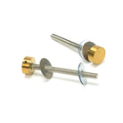 From The Anvil's Aged Brass (304) 100mm Bolt Fixings for T Bar (2)