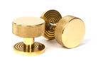 From The Anvil's Polished Brass Brompton Mortice/Rim Knob Set