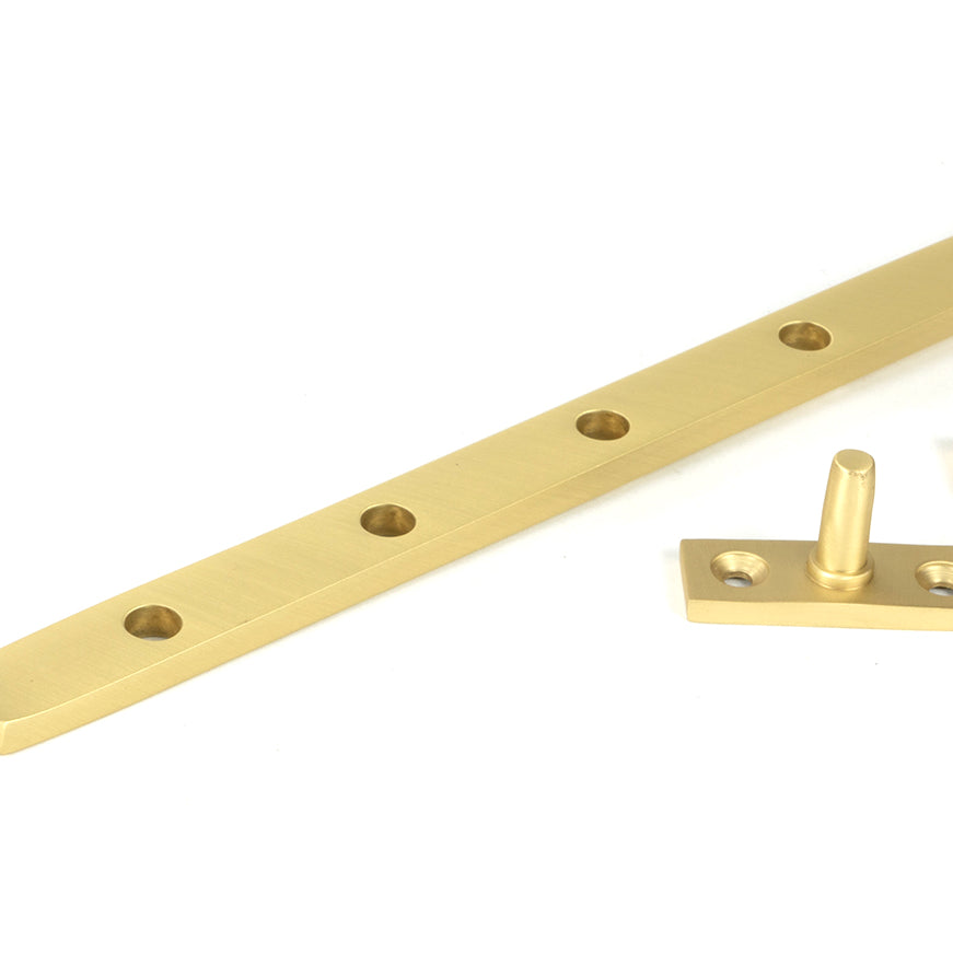 From The Anvil's Satin Brass Brompton Stay