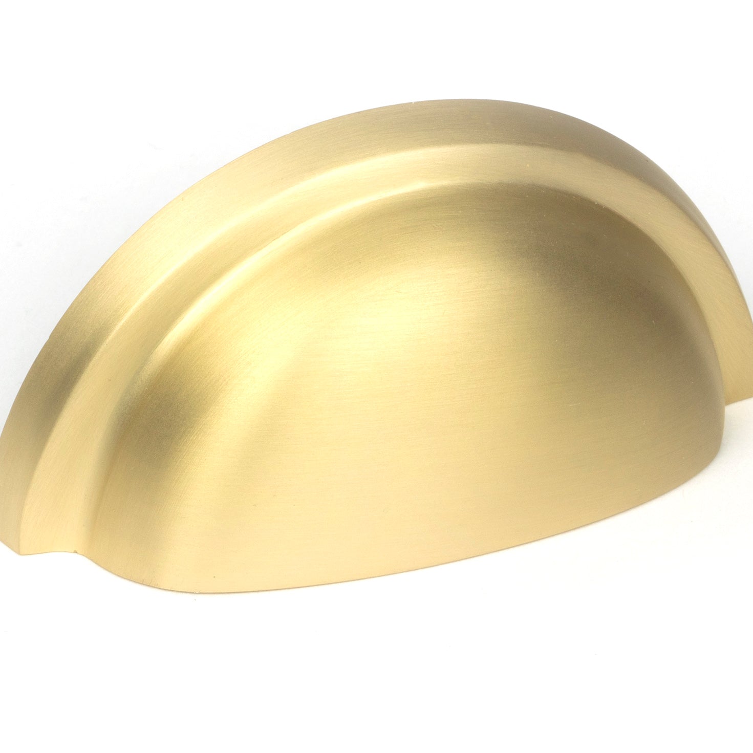 From The Anvil's Satin Brass Regency Concealed Drawer Pull