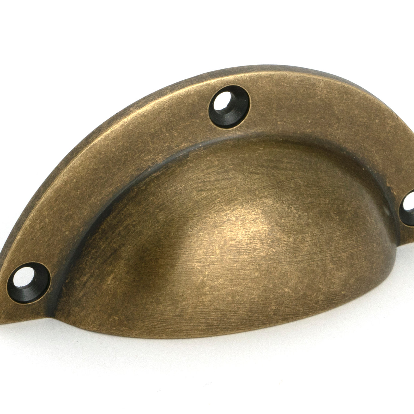 From The Anvil's Burnished Brass Plain Drawer Pull