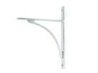 From The Anvil's Satin Chrome Apperley Shelf Bracket