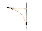 From The Anvil's Polished Nickel Apperley Shelf Bracket