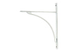 From The Anvil's Satin Chrome Apperley Shelf Bracket