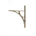 From The Anvil's Burnished Brass Tyne Shelf Bracket