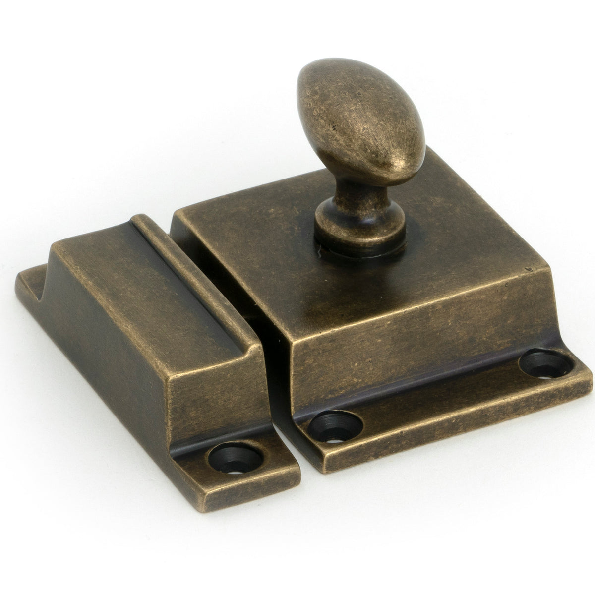 From The Anvil's Burnished Brass Cabinet Latch