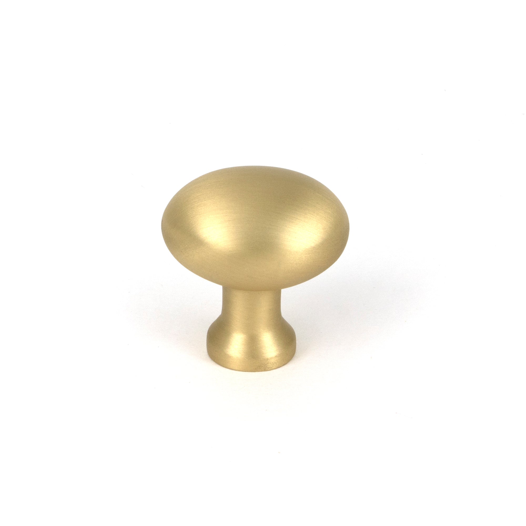 From The Anvil's Satin Brass 25mm Moore Cabinet Knob