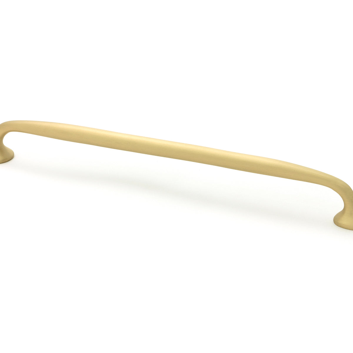 From The Anvil's Satin Brass Moore Pull Handle