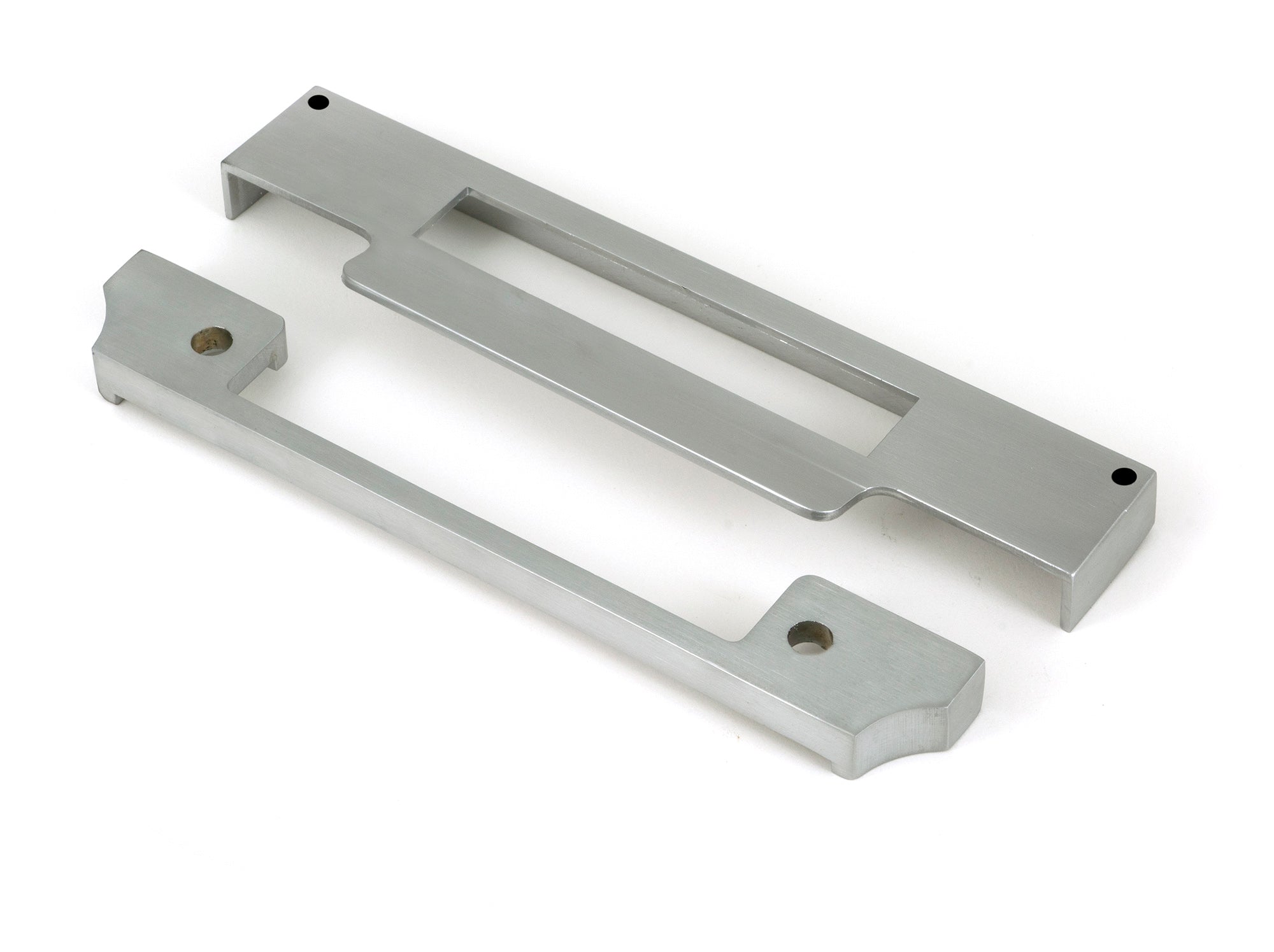 From The Anvil's Satin Chrome ½" Rebate Kit for Euro Sash Lock