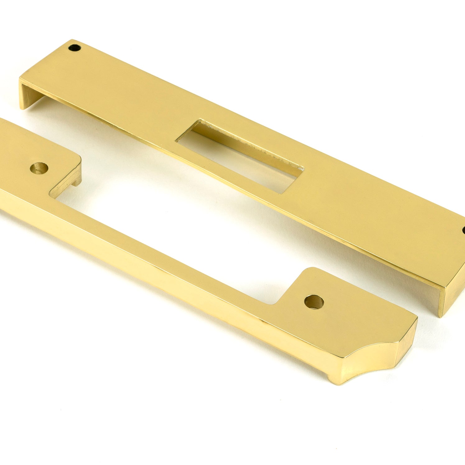 From The Anvil's Polished Brass ½" Rebate Kit for Euro Dead Lock