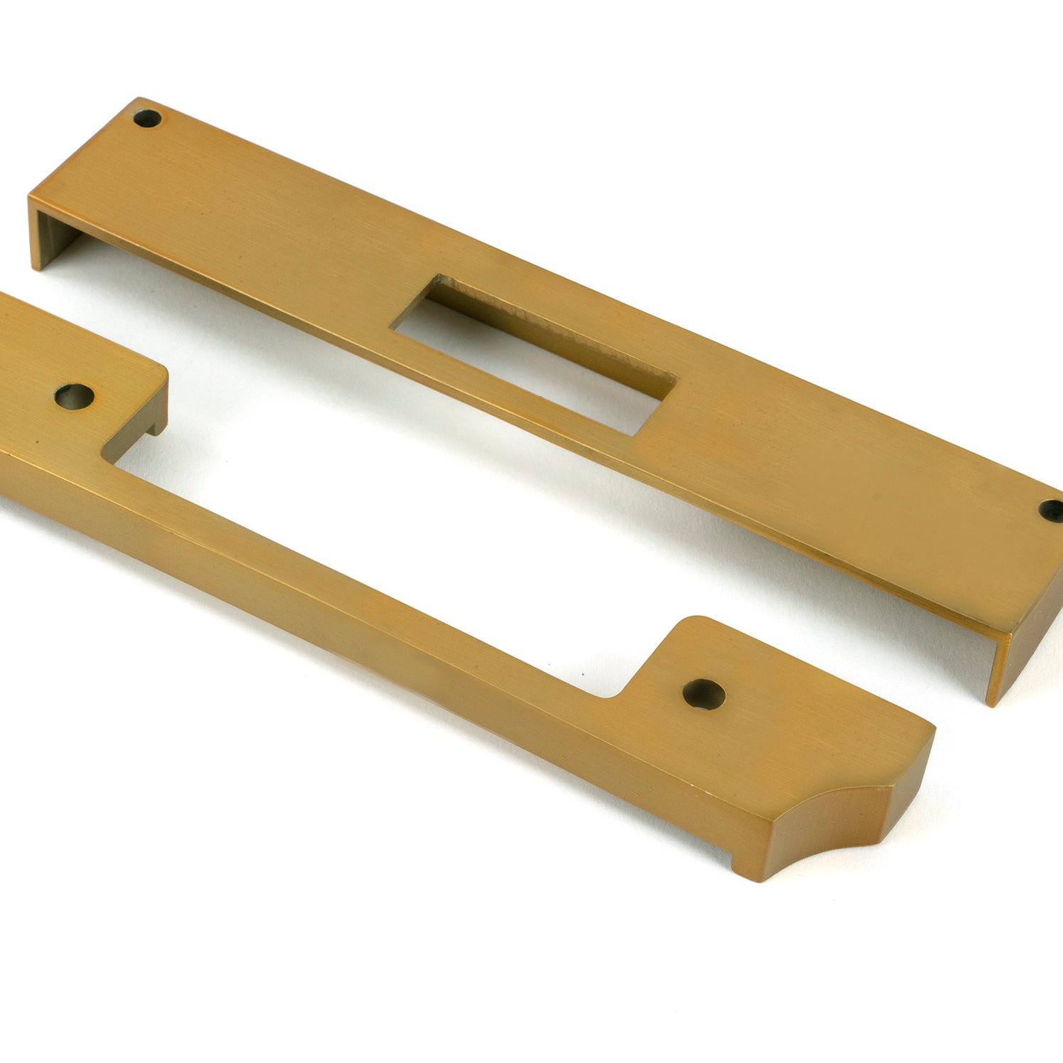 From The Anvil's Satin Brass ½" Rebate Kit for Euro Dead Lock