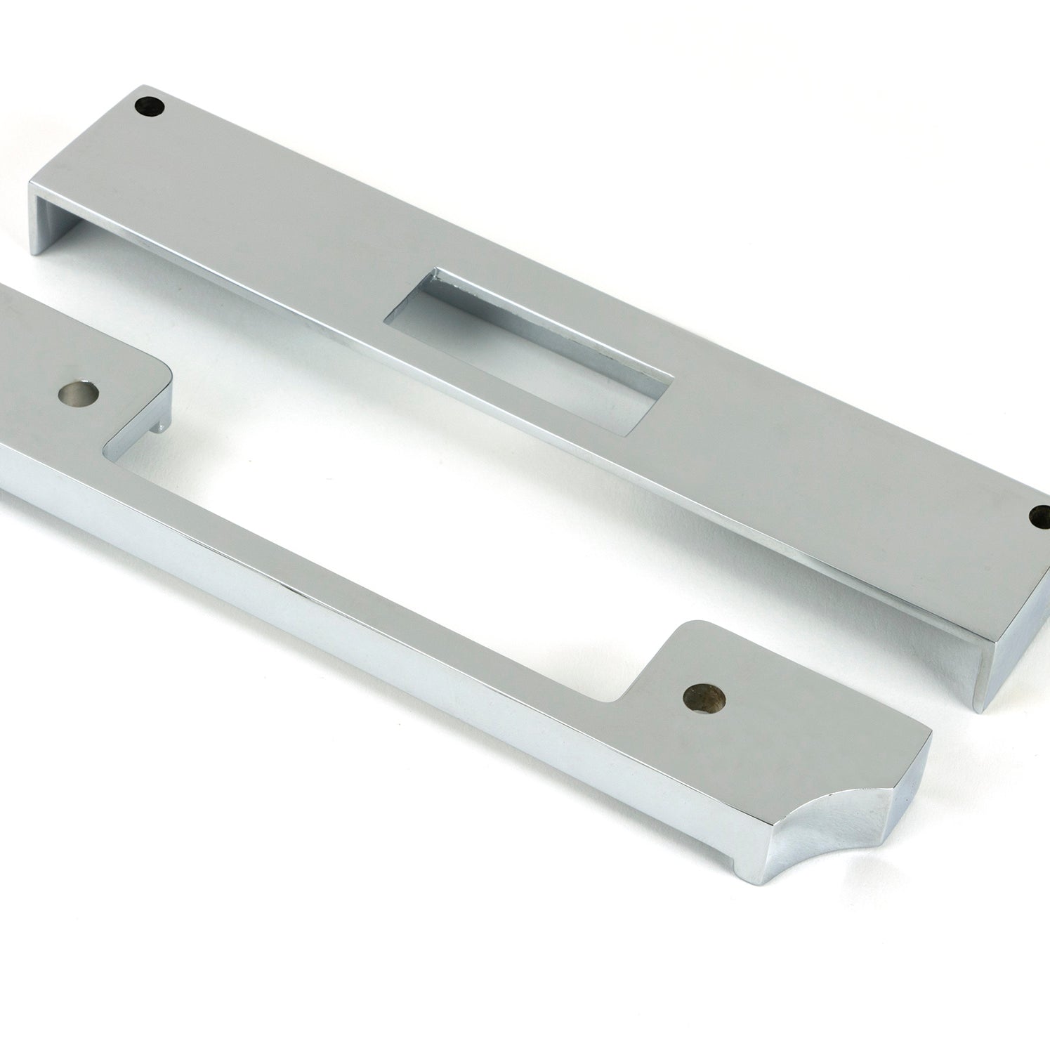 From The Anvil's Polished Chrome ½" Rebate Kit for Euro Dead Lock