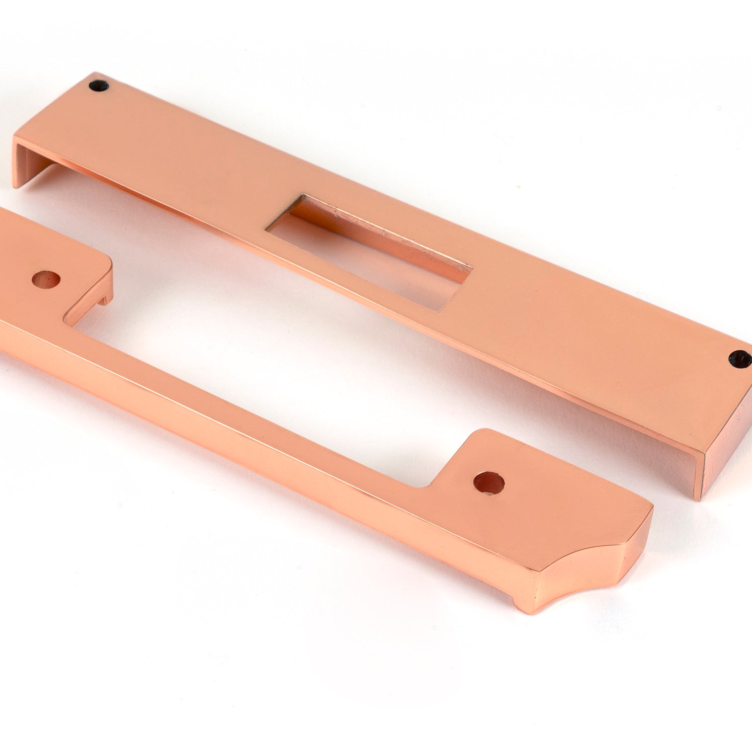 From The Anvil's Polished Bronze ½" Rebate Kit for Euro Dead Lock