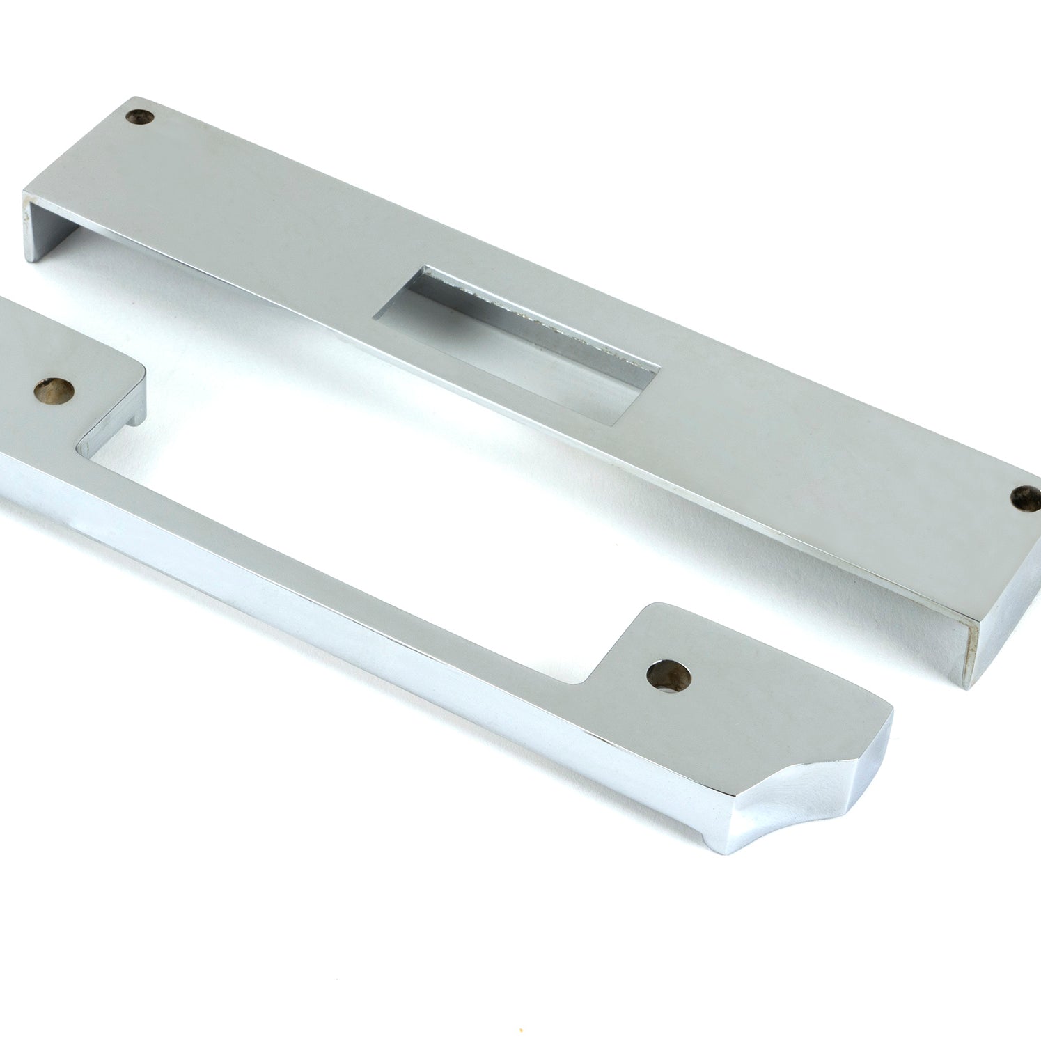 From The Anvil's Polished Stainless Steel ½" Rebate Kit for Euro Dead Lock