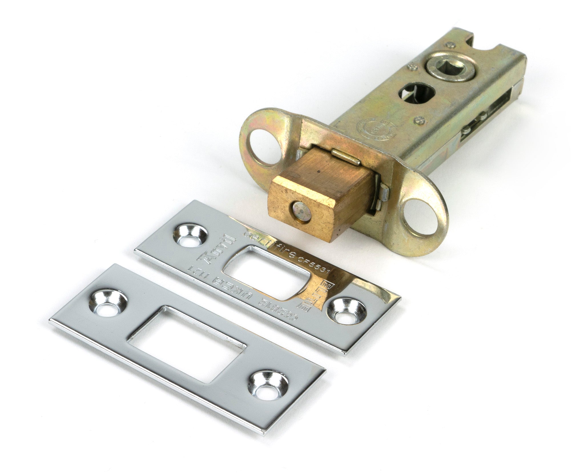 From The Anvil's Polished Chrome Heavy Duty Tubular Deadbolt