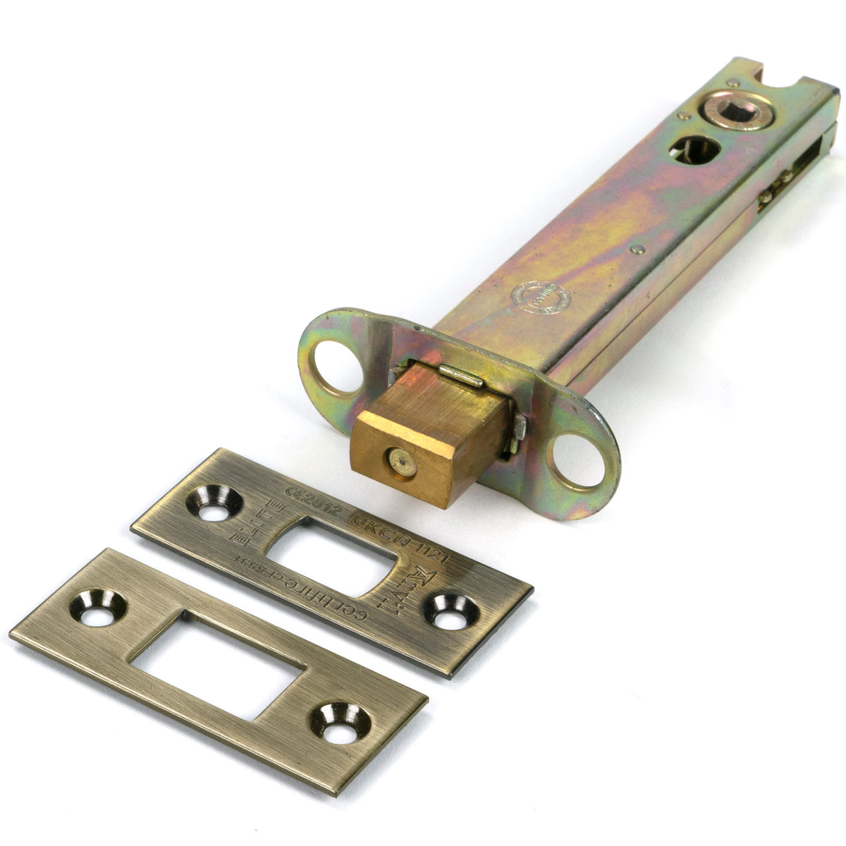 From The Anvil's Aged Brass Heavy Duty Tubular Deadbolt